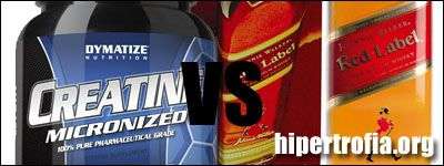 Álcool vs. Creatina Álcool vs. Creatina