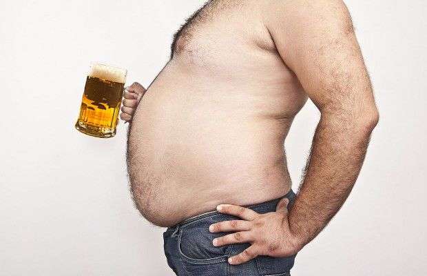 barriga de cerveja