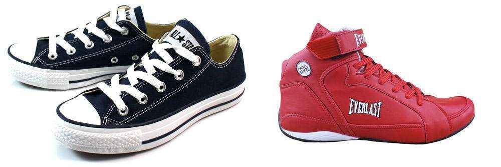 calçado adequado para fazer agachamento livre