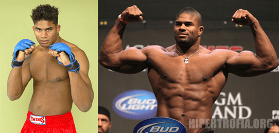 Antes e depois do lutador Overeem. OVEREEM-ANTES-E-DEPOIS