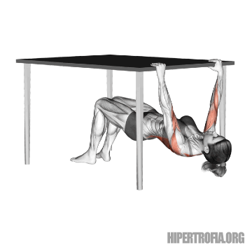 barra invertida na mesa