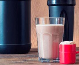 shake de proteína em pó
