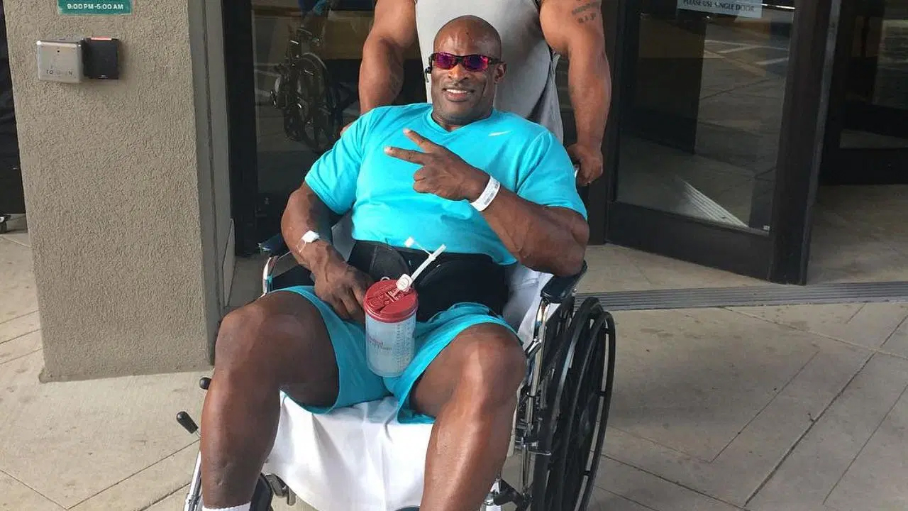 ronnie coleman cadeira de rodas