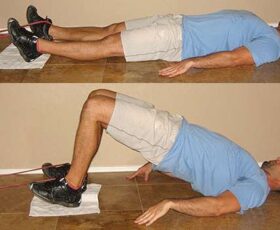 flexora com peso do corpo