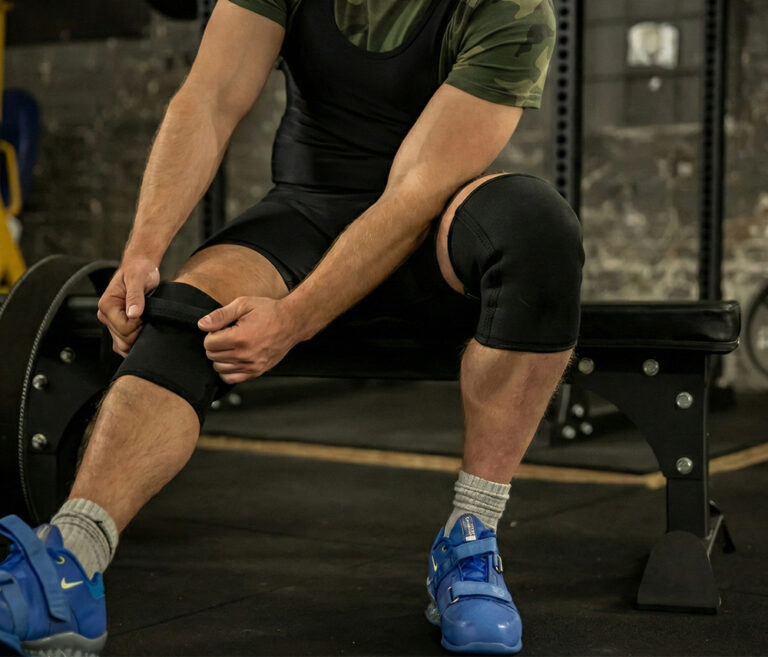 joelheiras agachamento