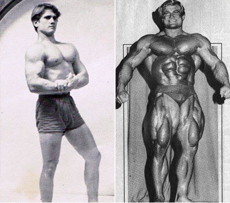 Antes e depois de Tom Platz