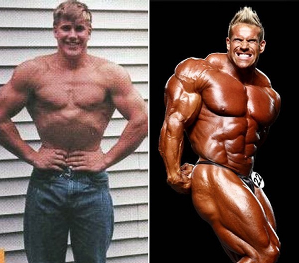 Antes e depois de Jay Cutler