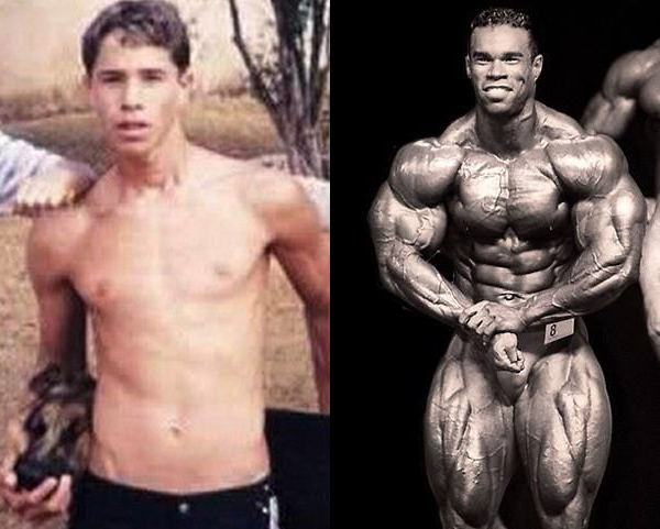 Antes e depois de Kevin Levrone