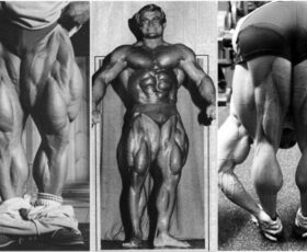 Foto das pernas de Tom Platz