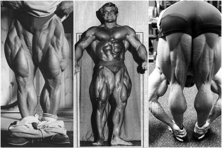 Foto das pernas de Tom Platz