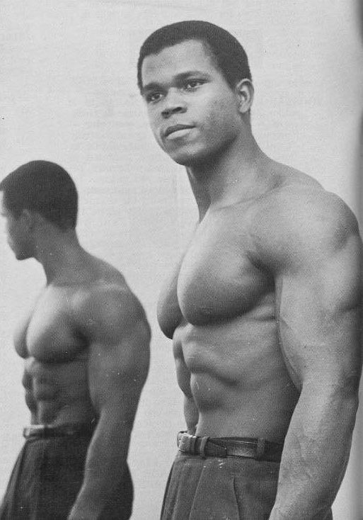 serge nubret no início de carreira