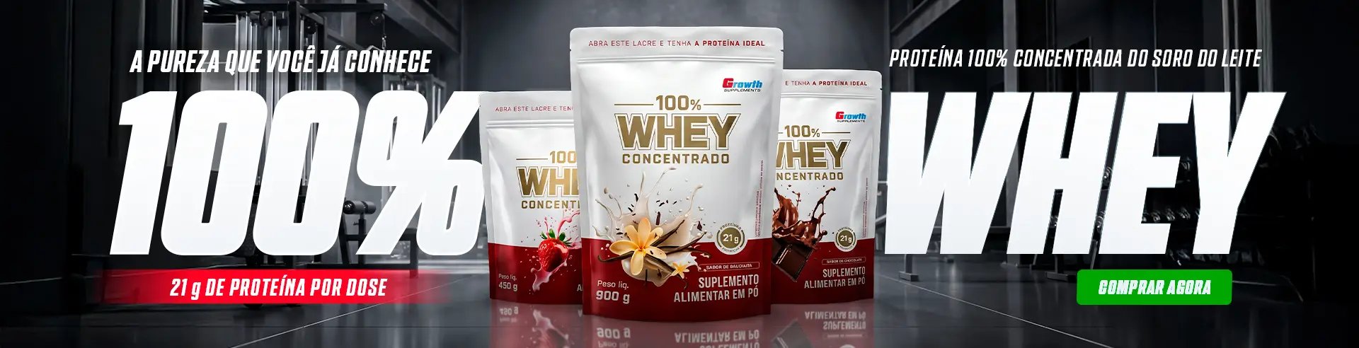 whey concentrado growth 100