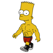 Bart simpson barbeiro png